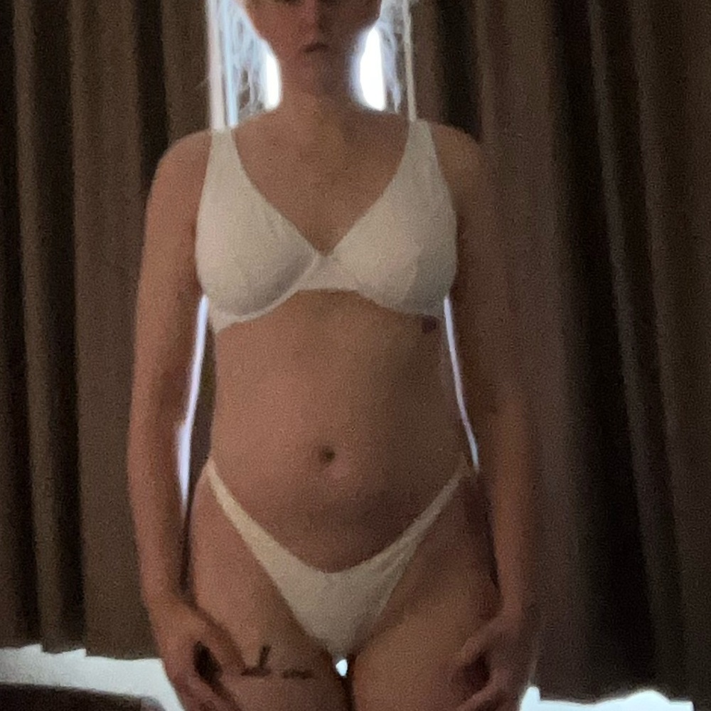 White Women's Bikini Top